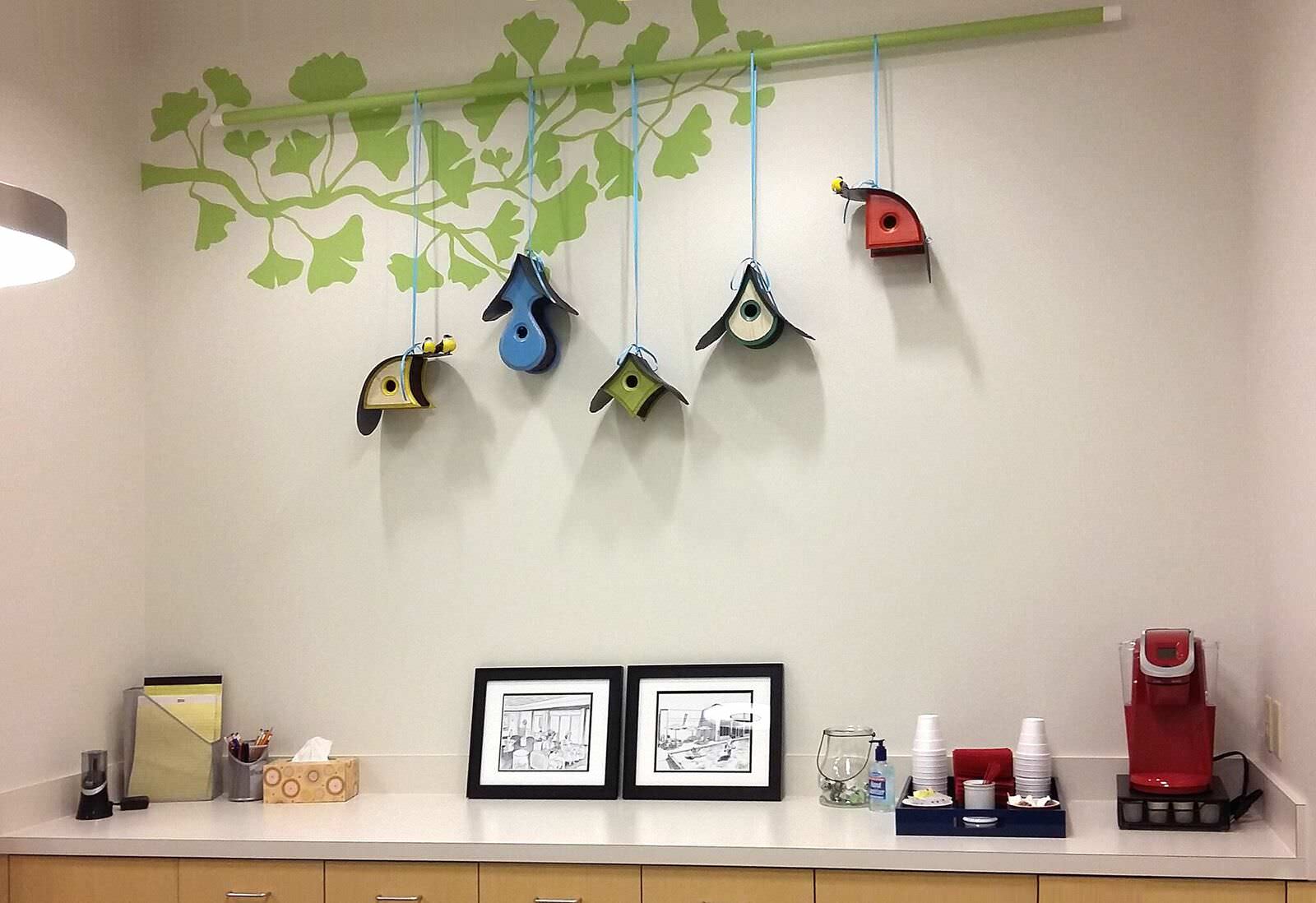 PNS bird house display