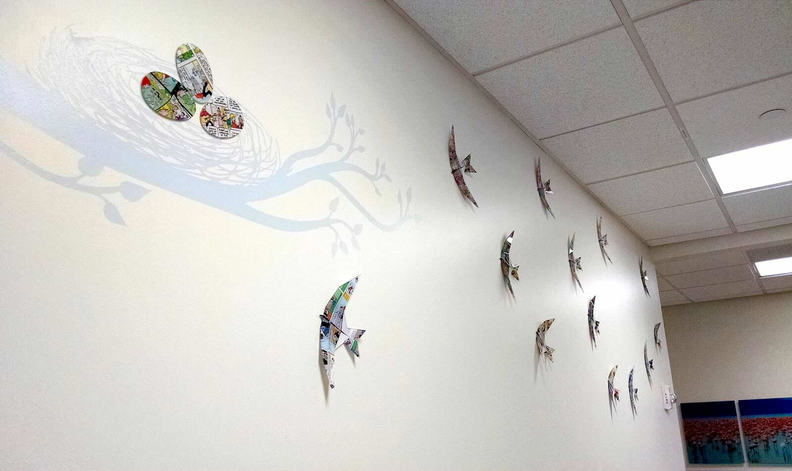 PNS swallows full wall display