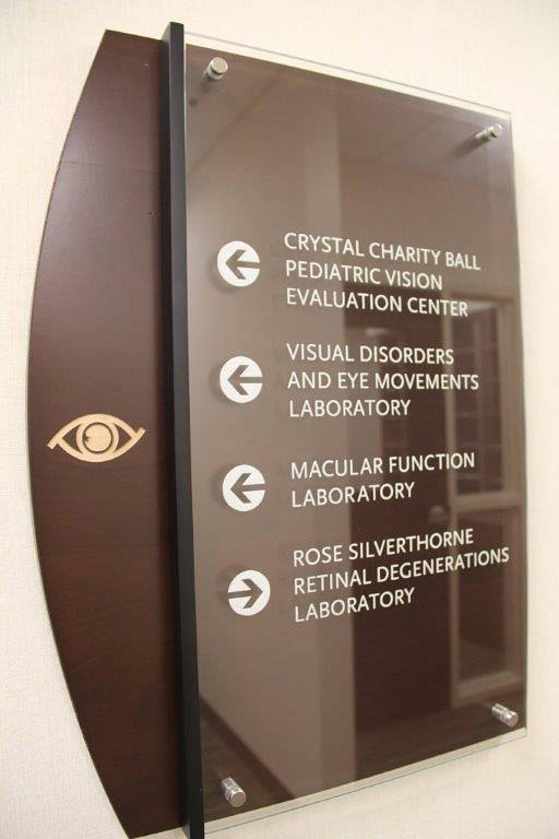 Retina Foundation of SW Wayfinding signage