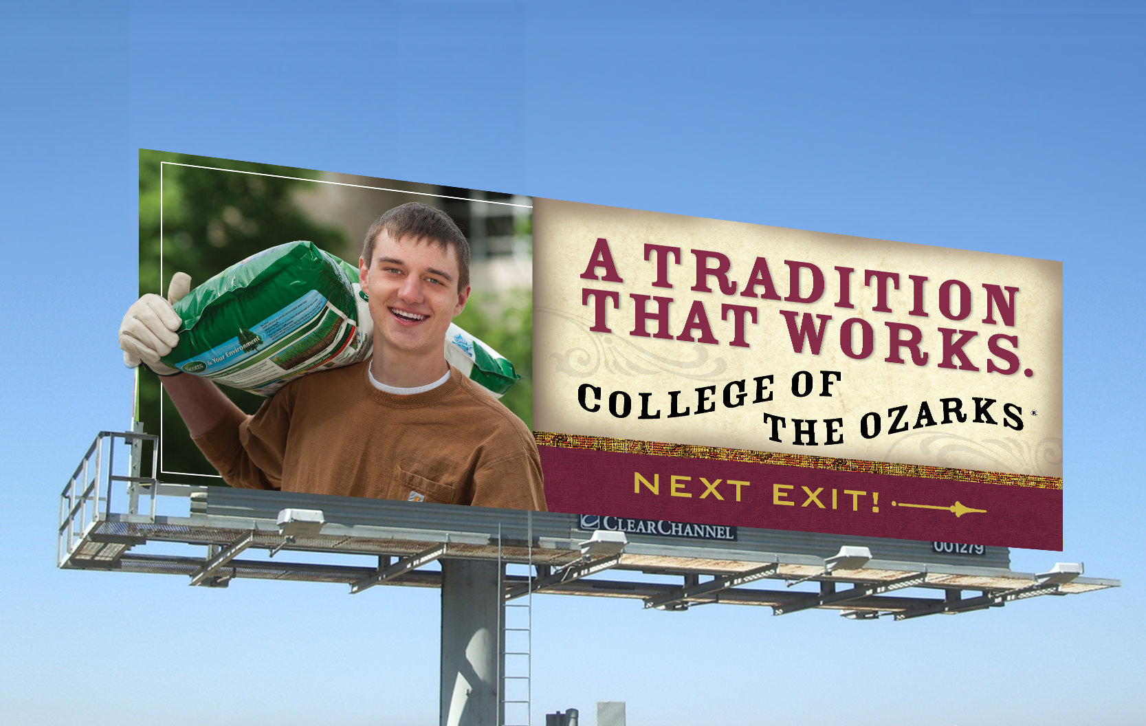 College of the Ozarks Billboard