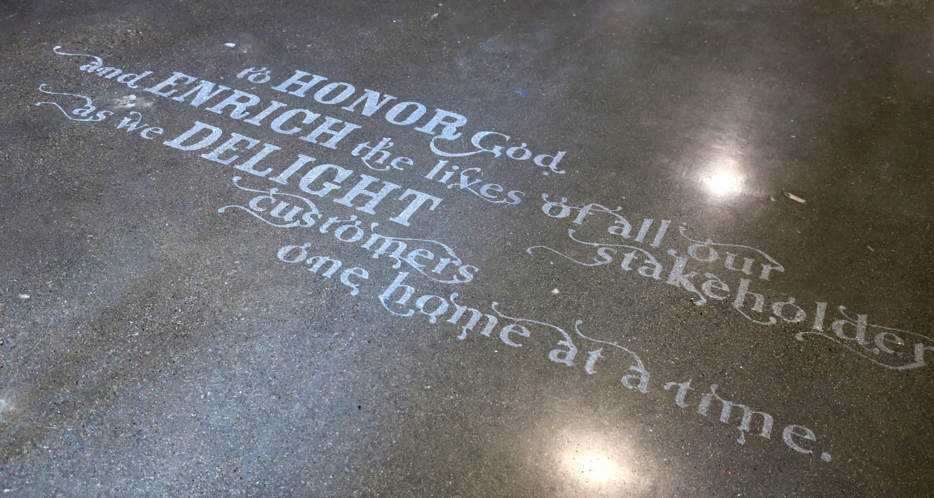 HIsotry Makers Floor Etching