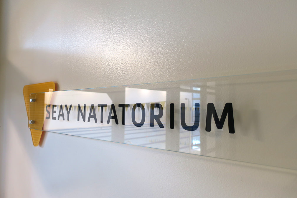 YMCA Seay Natorium sign