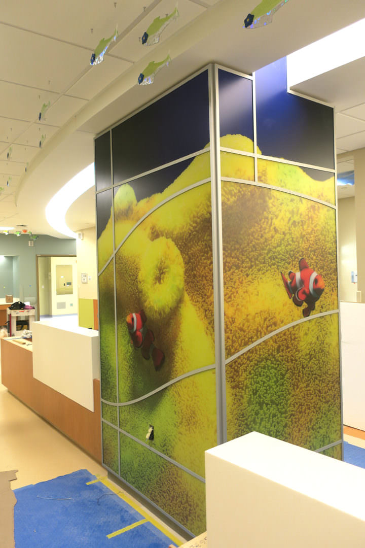 Stamford Hospital cabinet wrap