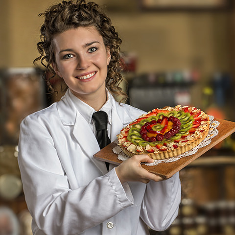 Keeter Center girl with tart