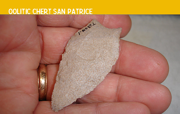 San Patrice made of Oolitic chert