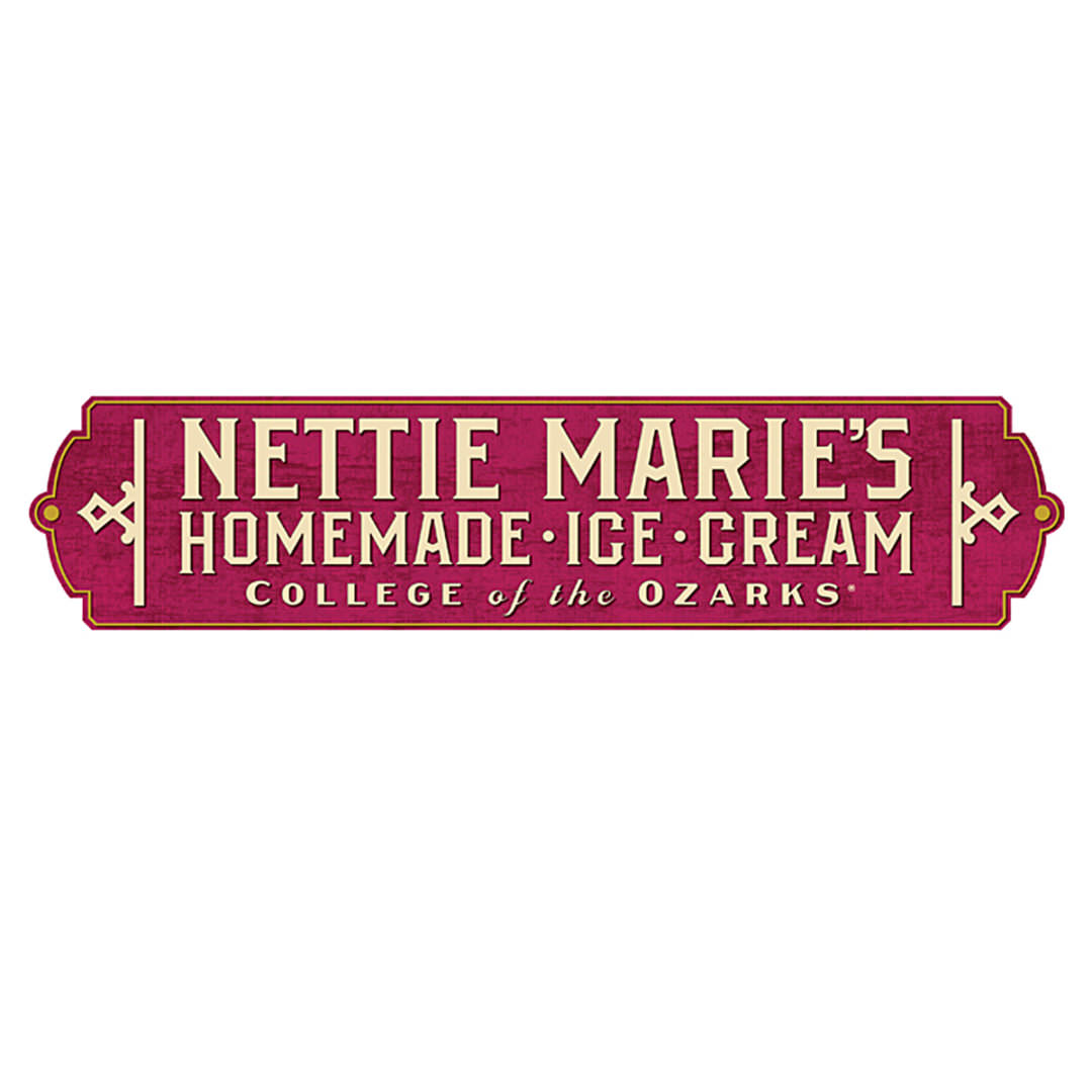 College of the Ozarks Nettie Marie Ice Cream logo