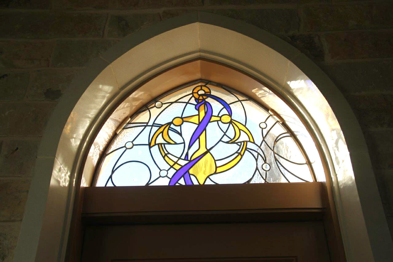 Hope Chapel over door window