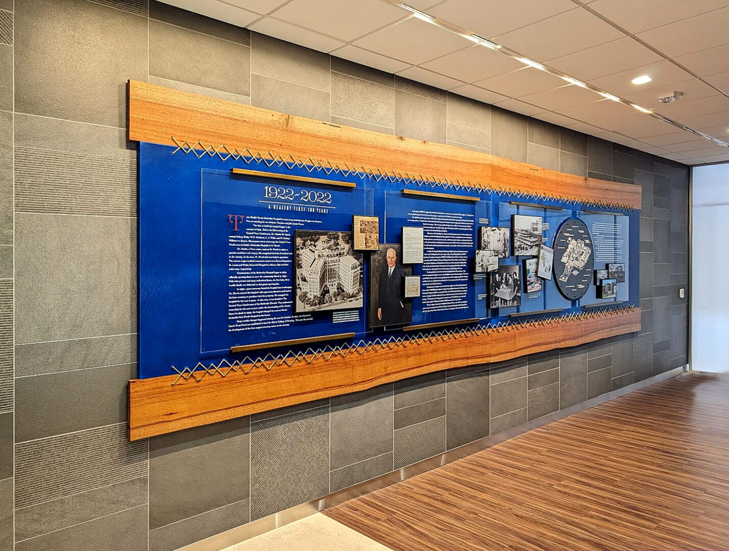 THR Harris Timeline wall